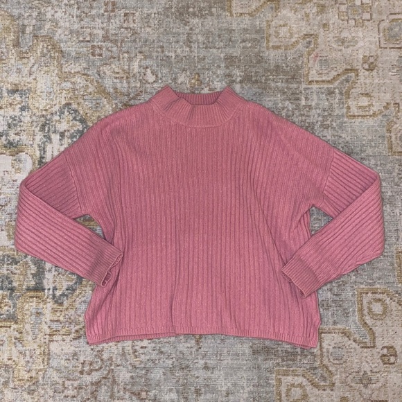 Cashmere Mock Neck Sweater - Picture 1 of 2